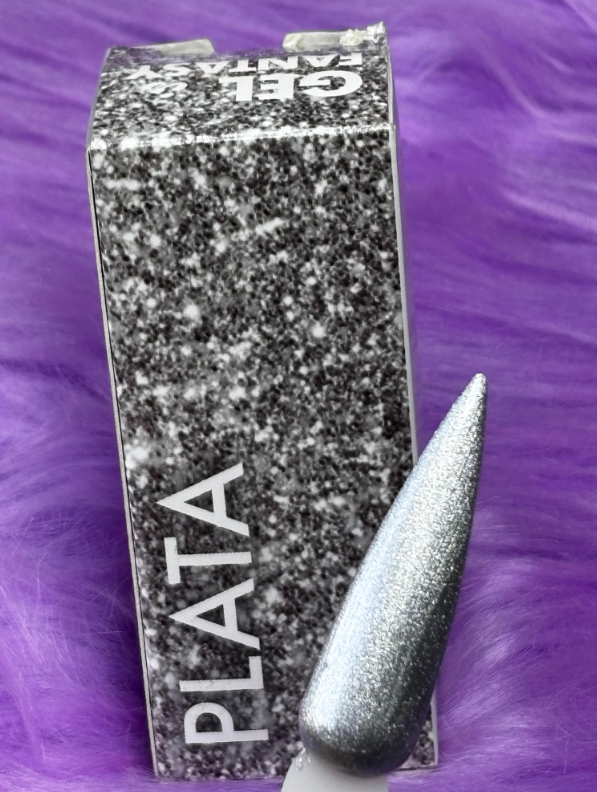 GEL PLATA FANTASY NAILS
